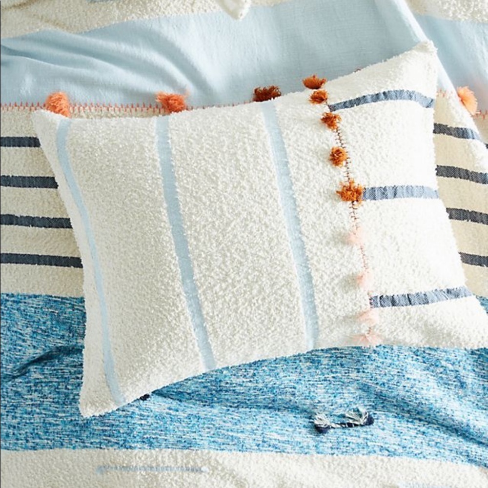 New Anthropologie All Roads Woven Solstice Standard Sham - Picture 2 of 2